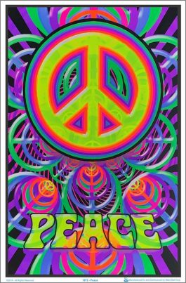 Plakat UV „peace”