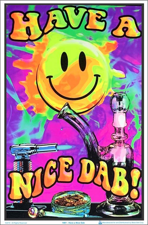 Plakat UV "have a nice dab"