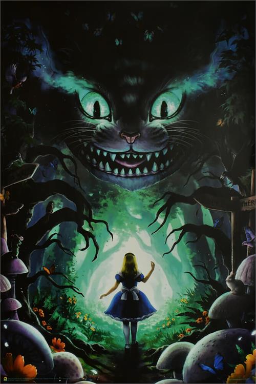 Plakat UV „Alice in Wonderland”