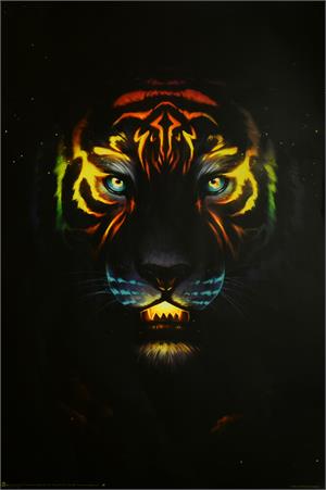 Plakat UV "Tiger by jojoe"