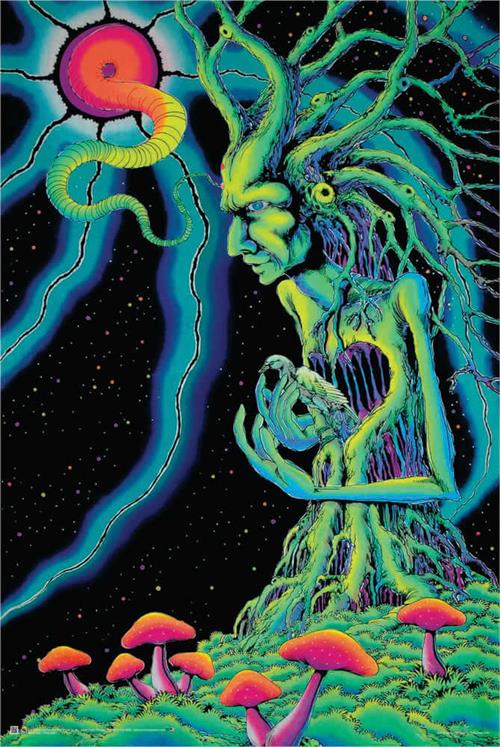 Plakat UV "Tree Spirit by Space Tribe"