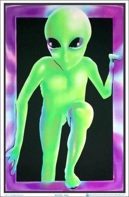 Plakat UV „alien”