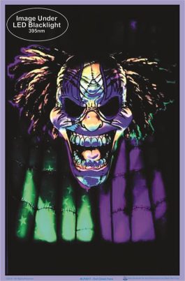 Plakat UV „evil clown face”