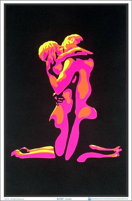 Plakat UV "lovers"