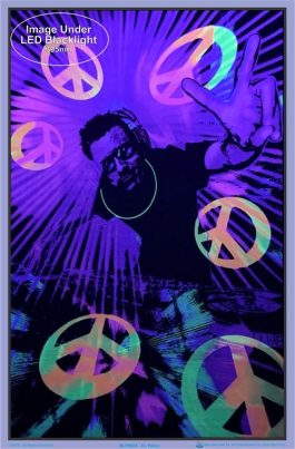 Plakat UV „DJ peace”