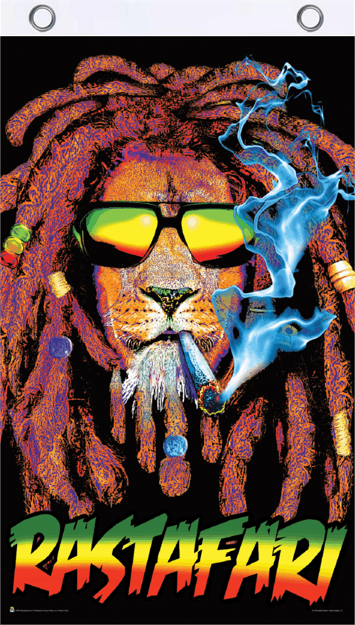 Flaga UV „Rastafari”