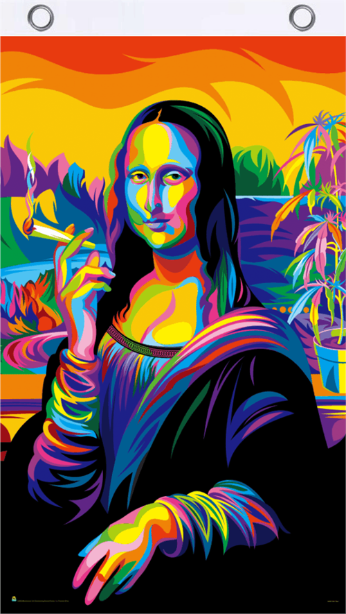 Flaga UV „Mona Lisa Joint”