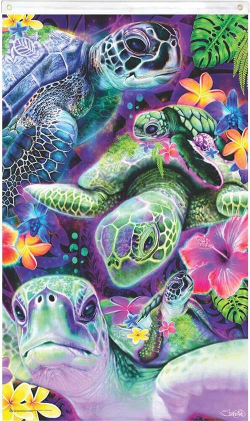 Flaga UV "Sea Turtles"